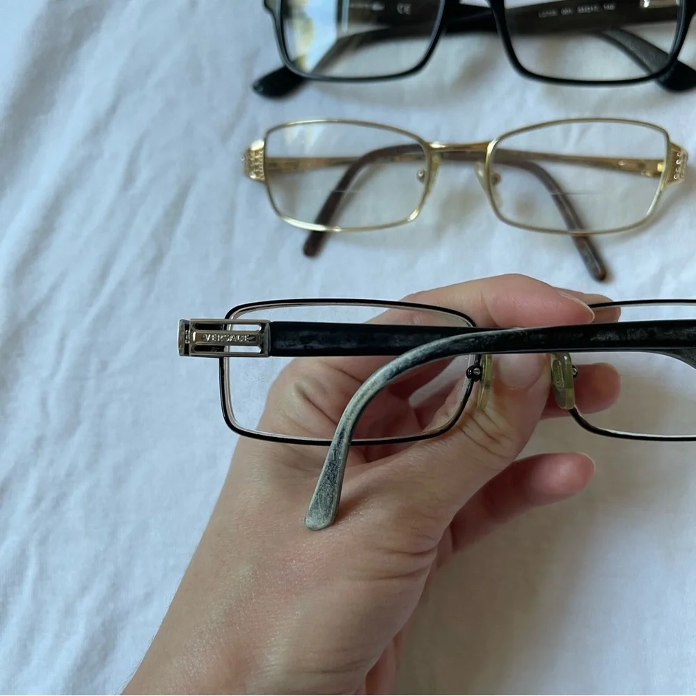 Bundle Lot Womens Eyeglasses Rx Frames Luxury Designer Prada Coach Versace WORN - Picture 6 of 8